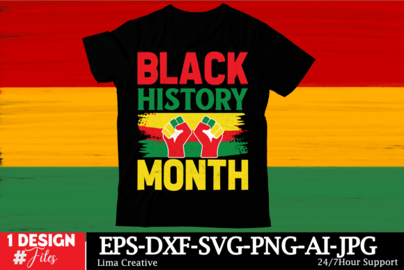 Black History Month T-shirt Graphics for Impactful T-Shirt Designs
