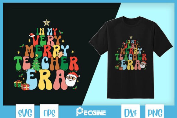 Christmas Teacher SVG: Graphics for T-Shirt Designs