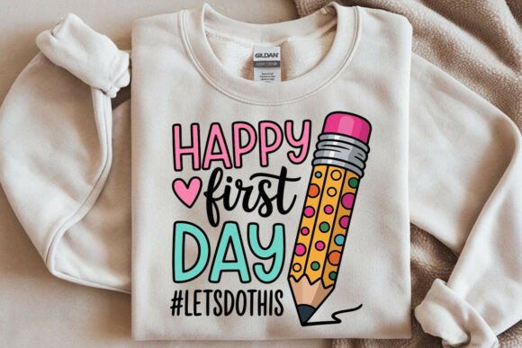 First Day Teacher Graphics for Crafts