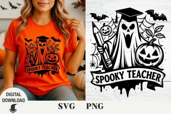 Halloween Teacher SVG: Spooky Crafts & Graphics