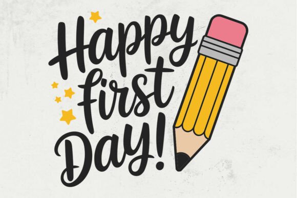 Happy First Day School Svg: Graphics for Crafts