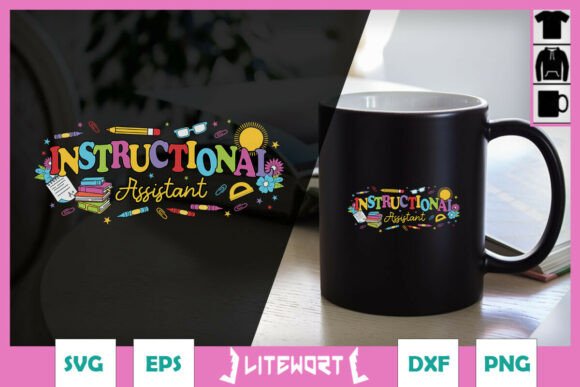 Instructional Assistant Teacher SVG: Crafts & Graphics