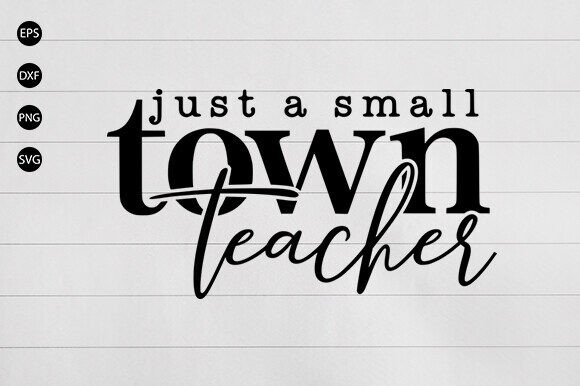 Review: Small Town Teacher SVG for Embroidery