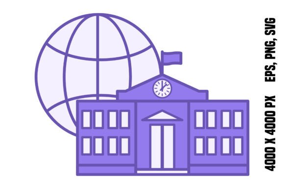Reviewing Online School Color Icon for Stitching
