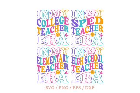 Reviewing SPED Teacher Era Graphics for Crafts