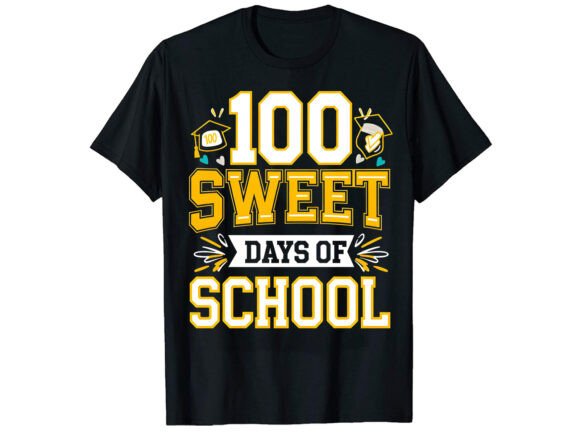 Sweet Days of School T-Shirt Design Graphics