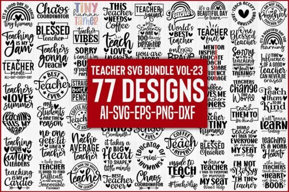 Teacher SVG Bundle Vol-23: A Designer’s Review