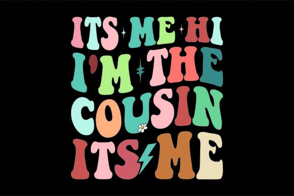 Vintage Cousin Graphics for T-Shirt Designs